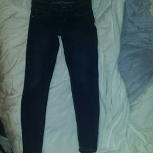 Dark wash jeggings